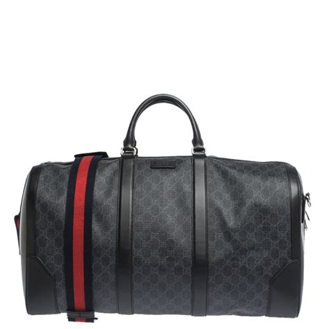 gucci holdall black|gucci hand carry luggage.